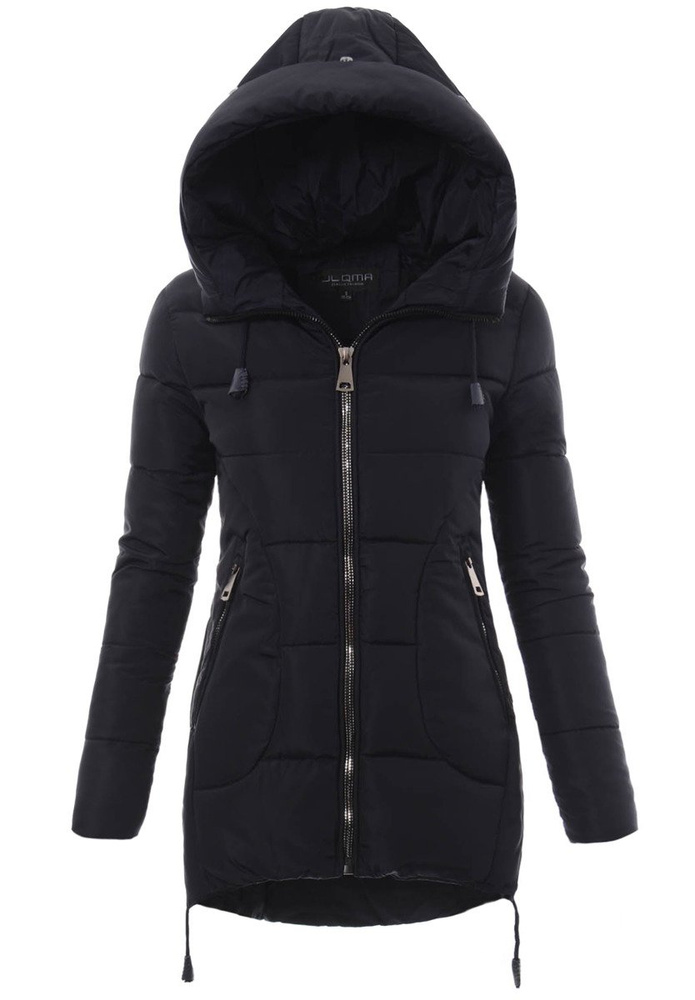 Damska Zimowa Ortalionowa Kurtka Pamela Granatowa