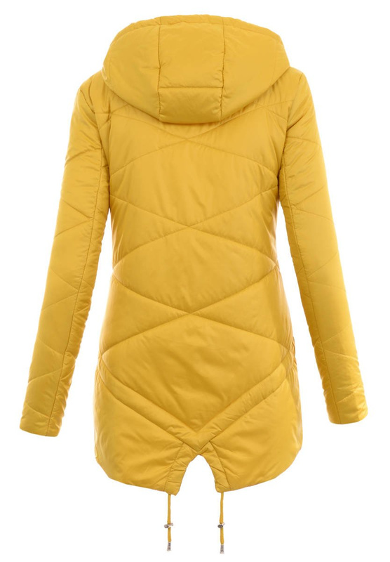 Damska Wiosenna Kurtka Janka Żółta