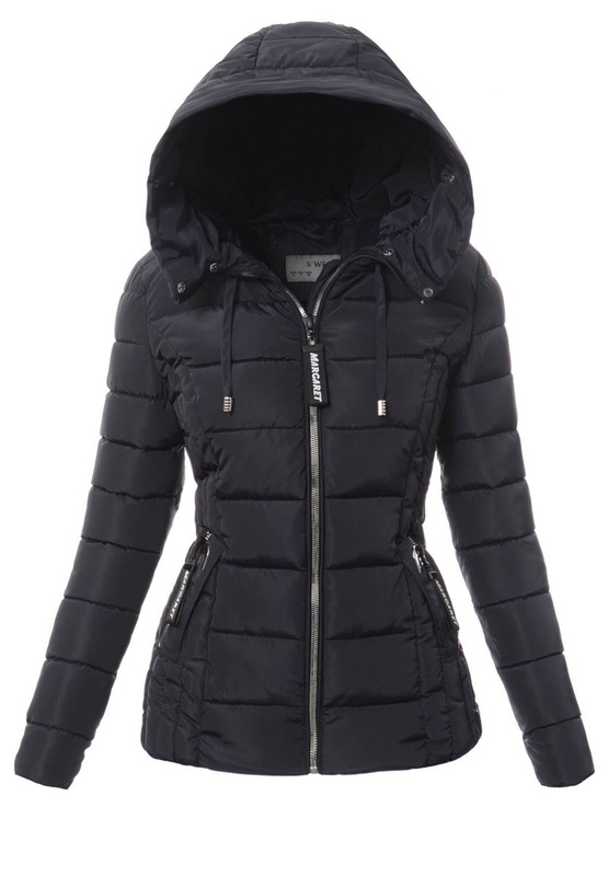 Damska Zimowa Kurtka Ortalionowa Margaret Granatowa