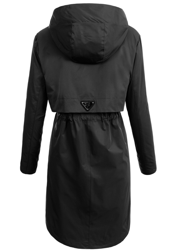 Damska Kurtka Parka Wiosenna Sofia Czarna