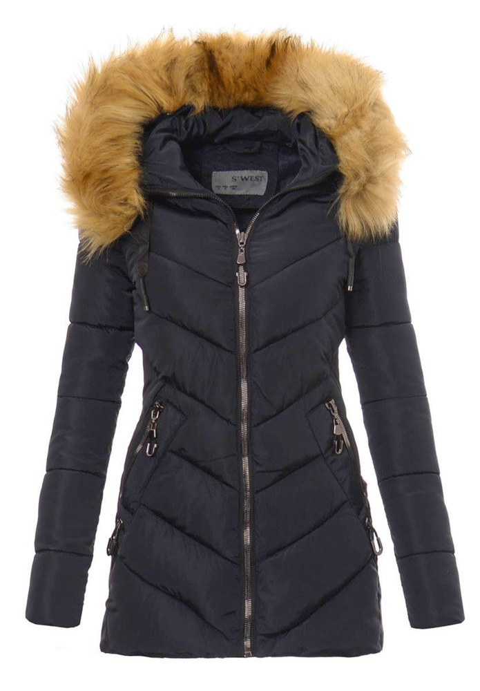 Kurtka Zimowa Anastazja Ciemny Granat