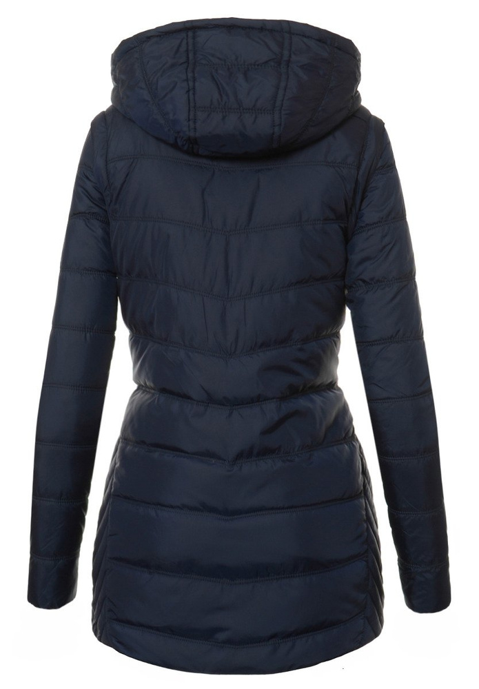 Damska Jesienna Wiosenna Kurtka / Bezrękawnik 2w1 Granatowa