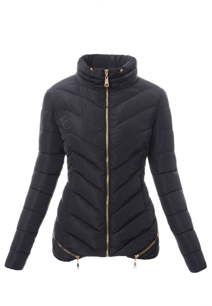 Damska Zimowa Kurtka Ortalionowa Martyna Granatowa