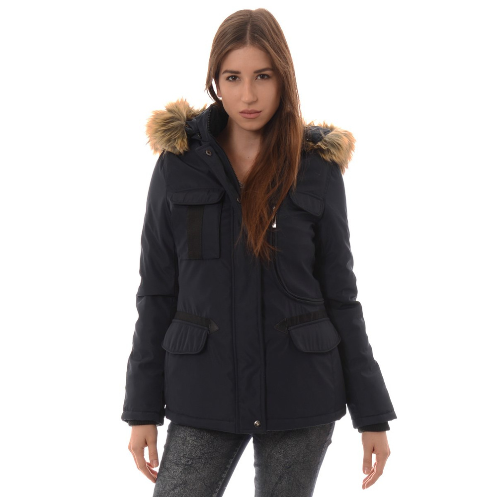 Damska Kurtka Zimowa Zelia Granatowa