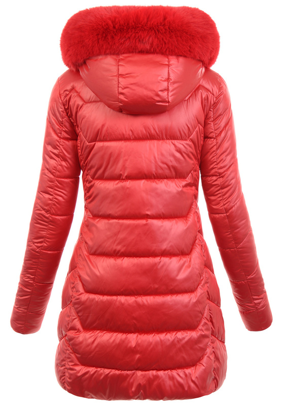 Damska Kurtka Ortalionowa Grażyna Czerwona