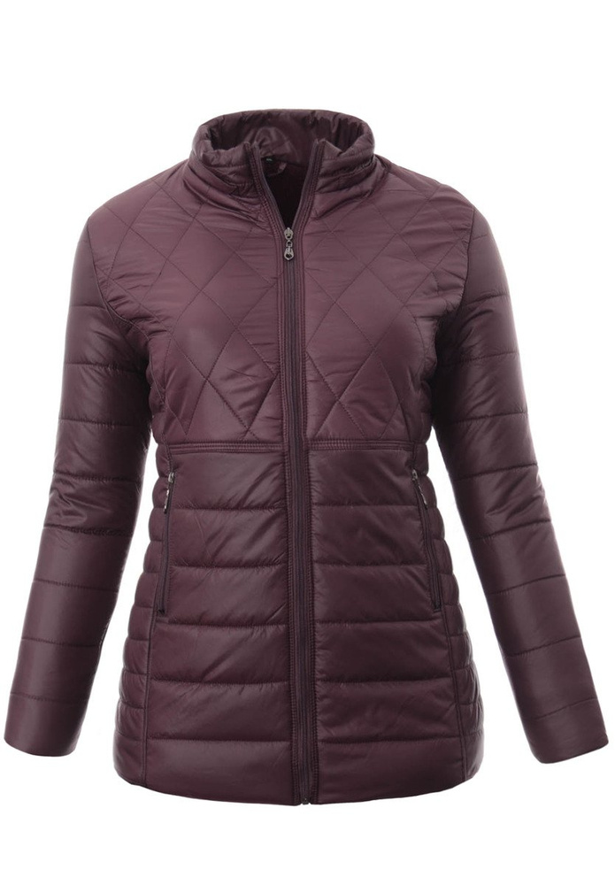 Damska Zimowa Ortalionowa Kurtka Fioletowa
