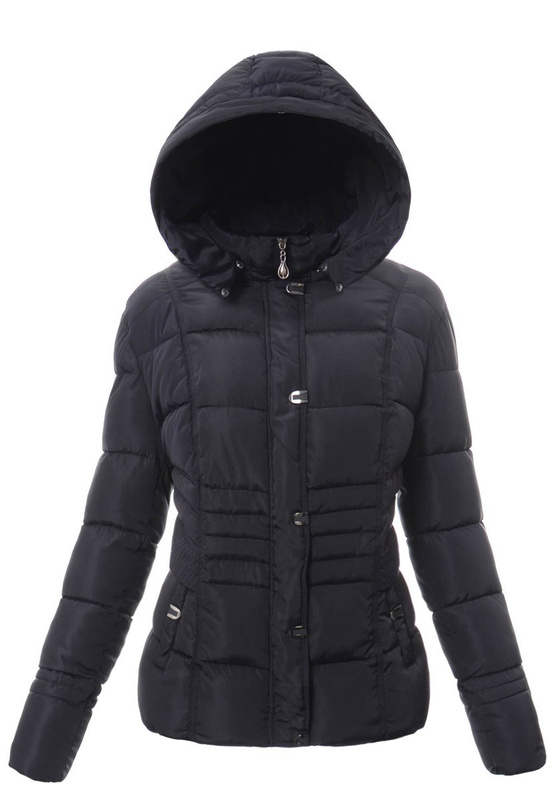 Damska Zimowa Ortalionowa Kurtka Granatowa