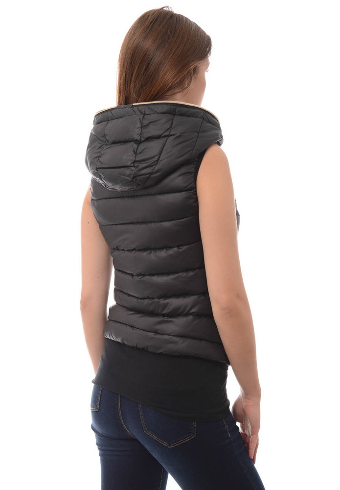 Damska Kamizelka Bezrękawnik Ines Czarny