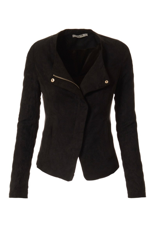 Ramoneska Martha Czarna z Zamszu