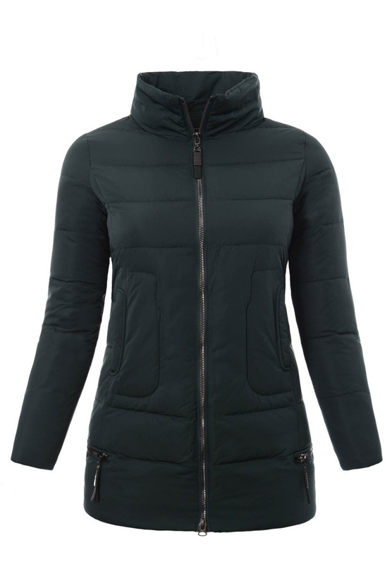 Damska Zimowa Kurtka Ortalionowa Zielona