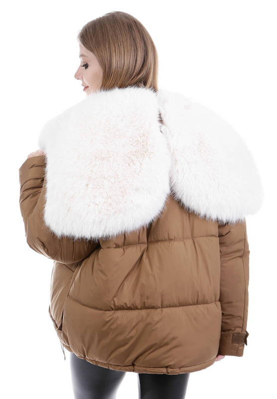 Damska Kurtka Pikowana Kristin Brązowa