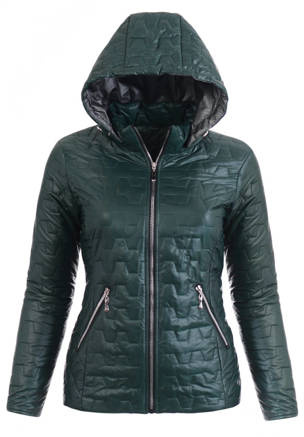 Damska Wiosenna Kurtka Konstancja Ciemno Zielona