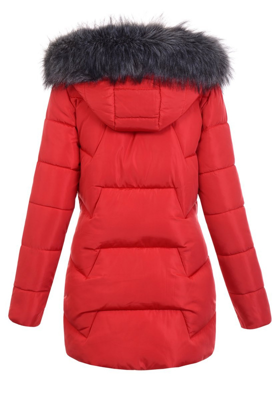 Damska Kurtka Ortalionowa Lara Czerwona