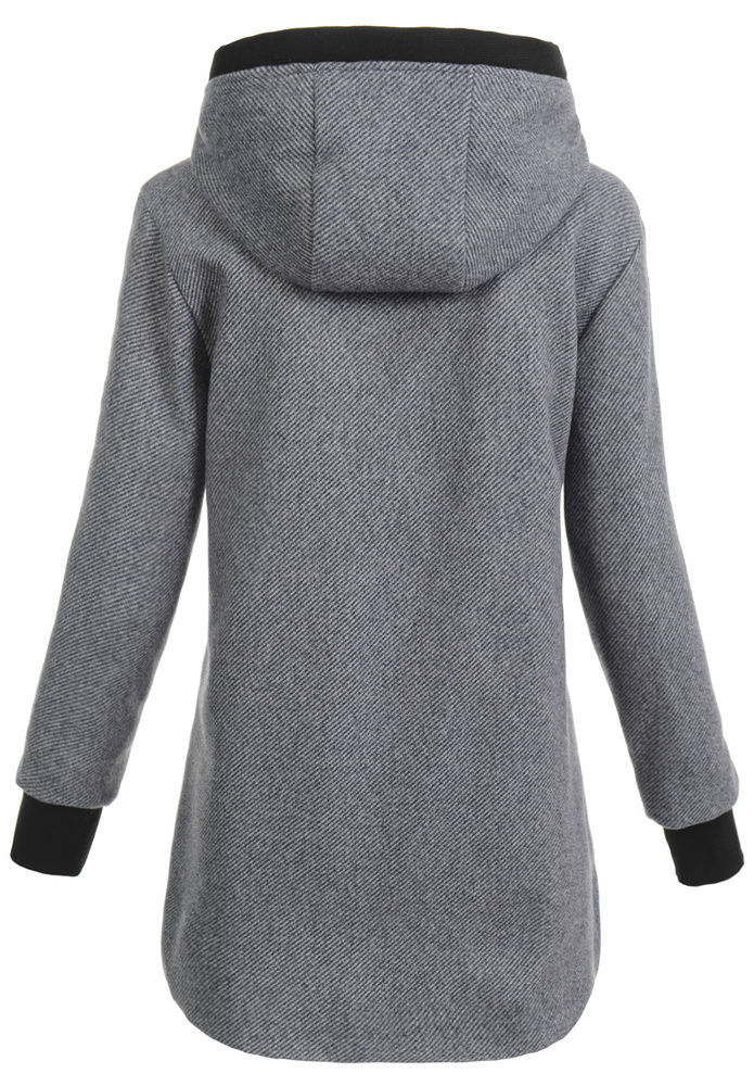 Damska Płaszcz Przejściowy Charlotte Grafitowy