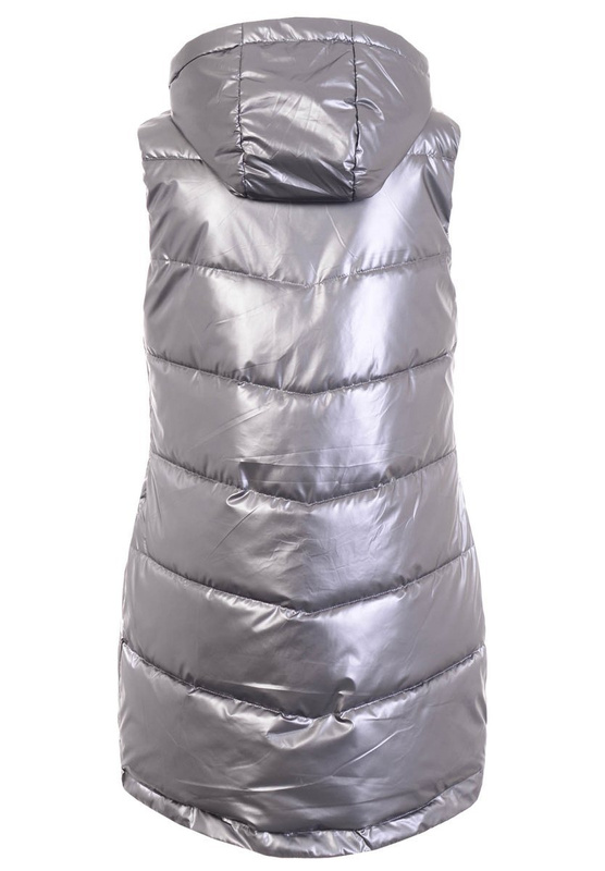 Damska Kamizelka Bezrękawnik Nikola Grafitowa