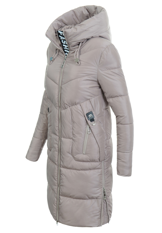 Damska Kurtka Zimowa Lea Brązowa