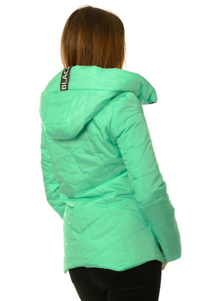 Damska Wiosenna Kurtka Zielona