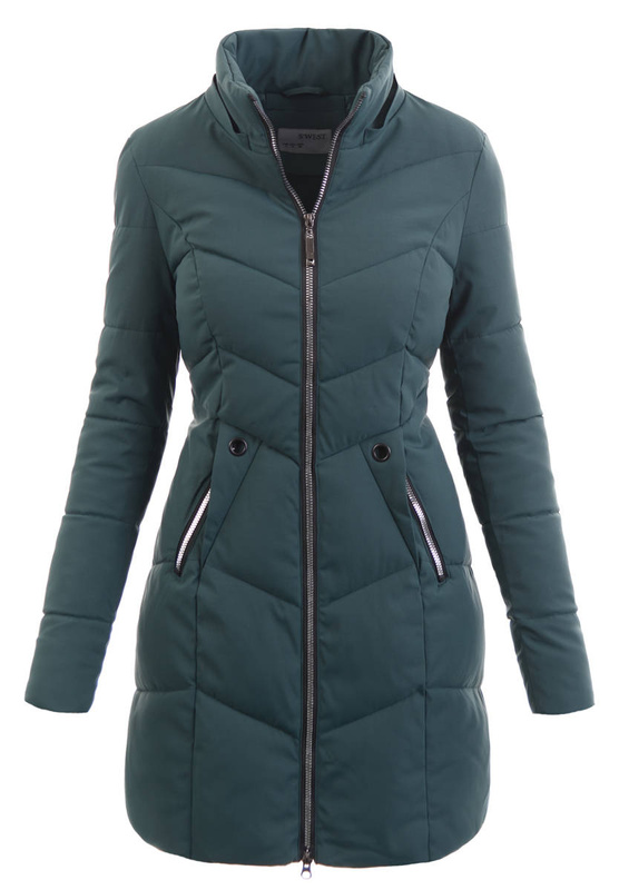 Damska Kurtka Ortalionowa Hortensja Zielona