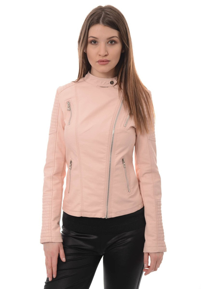 Rewelacyjna Damska Kurtka Ramoneska Wenus Różowa