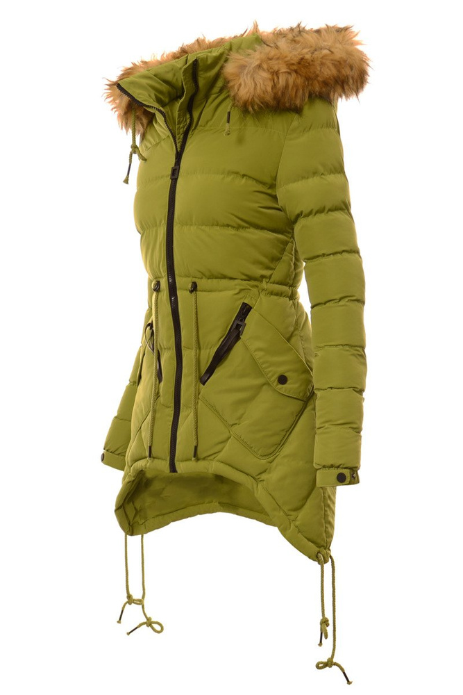 Damska Kurtka Ortalionowa Jasno Zielona