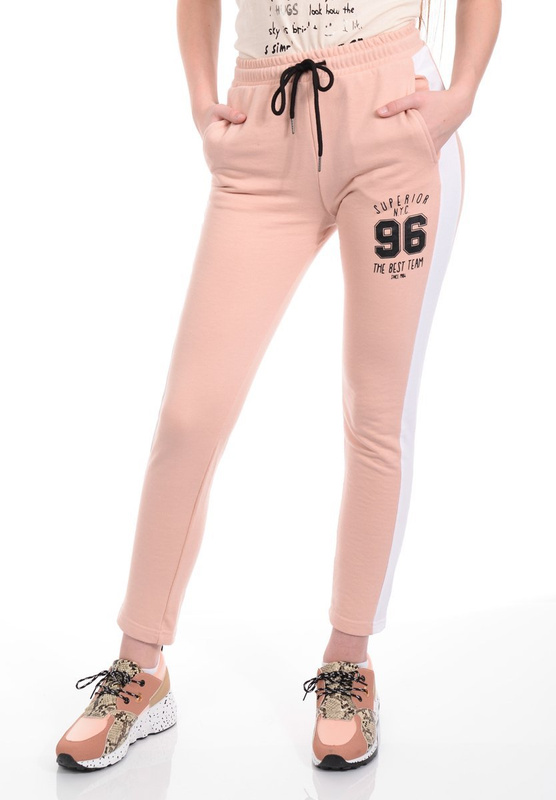 Damskie Spodnie Dresowe Różowe