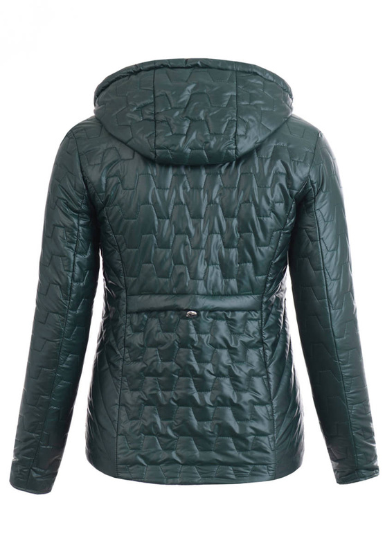 Damska Wiosenna Kurtka Konstancja Ciemno Zielona