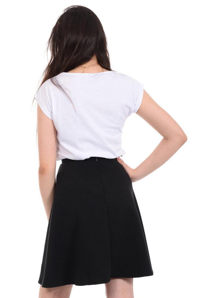 Damska Bluzka Biała z Nadrukiem