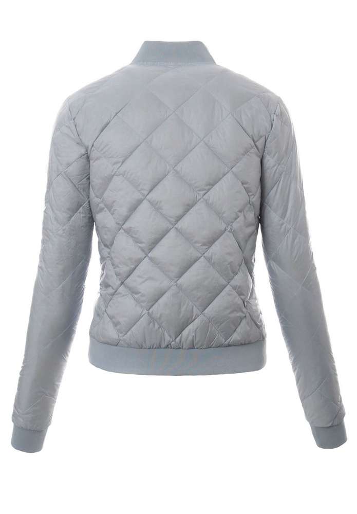 Damska Wiosenna Kurtka Puchowa Błękitna