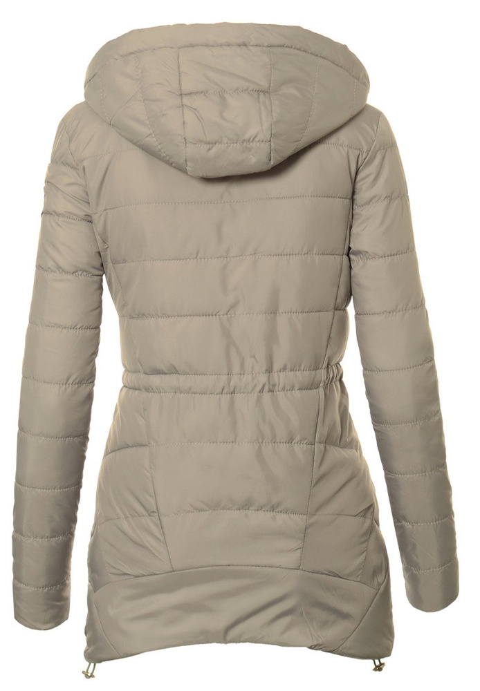 Damska Jesienna Wiosenna Kurtka Lilien Szara