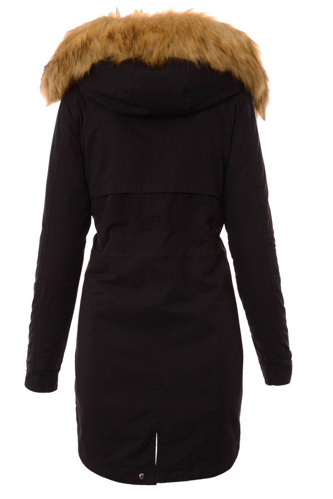 Damska Kurtka Parka Zimowa 2w1 Nataly Granatowa