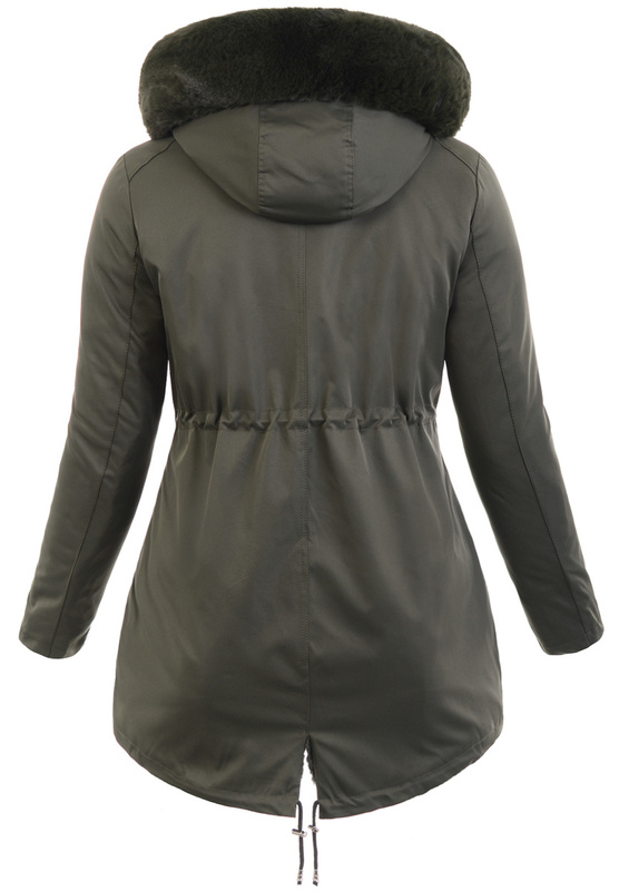 Kurtka Parka Zimowa Elżbieta Khaki