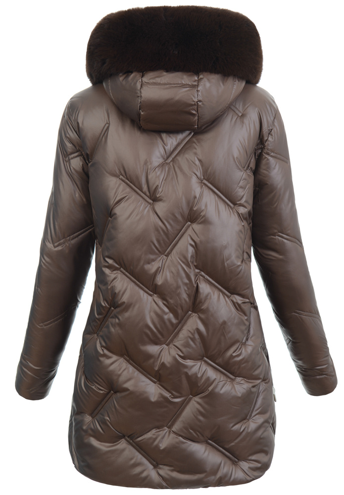 Damska Kurtka Zimowa Antonina Brązowa