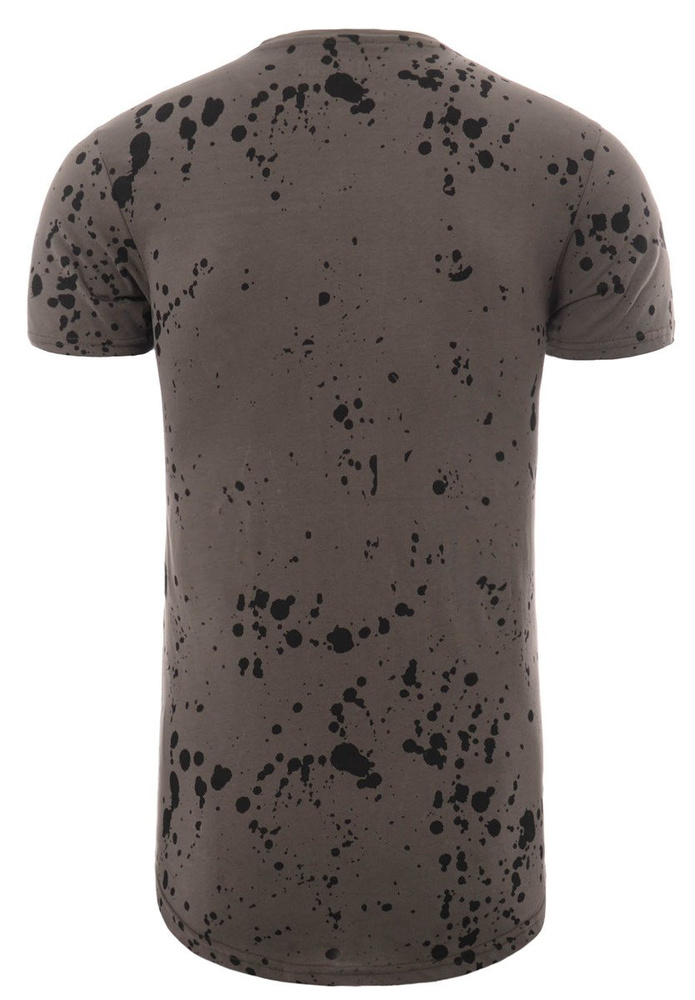 Męska Koszulka T-Shirt Nadruk Just Relax Zielona