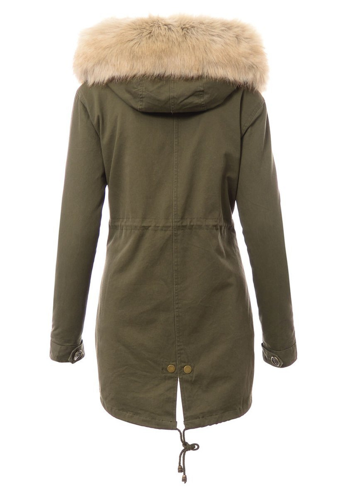 Damska Kurtka Parka 2w1 Konstancja Zielona