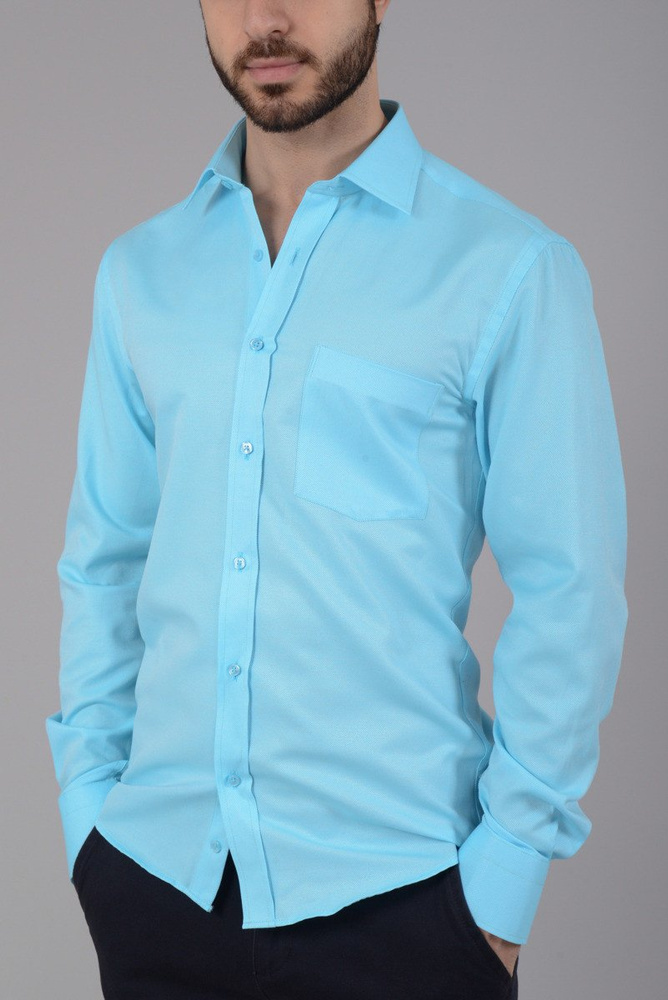 Elegancka Męska Koszula Morska Zieleń