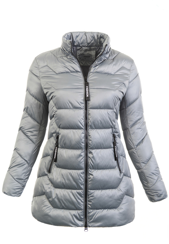 Damska Kurtka Ortalionowa Salomea Szara