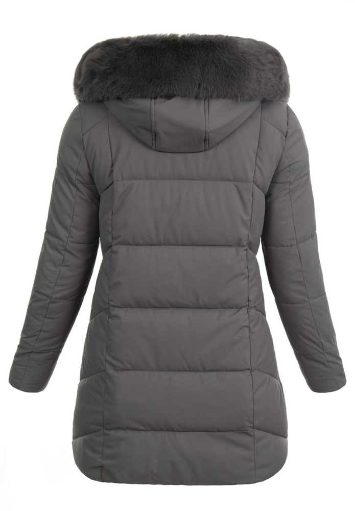 Damska Kurtka Ortalionowa Teresa Grafitowa