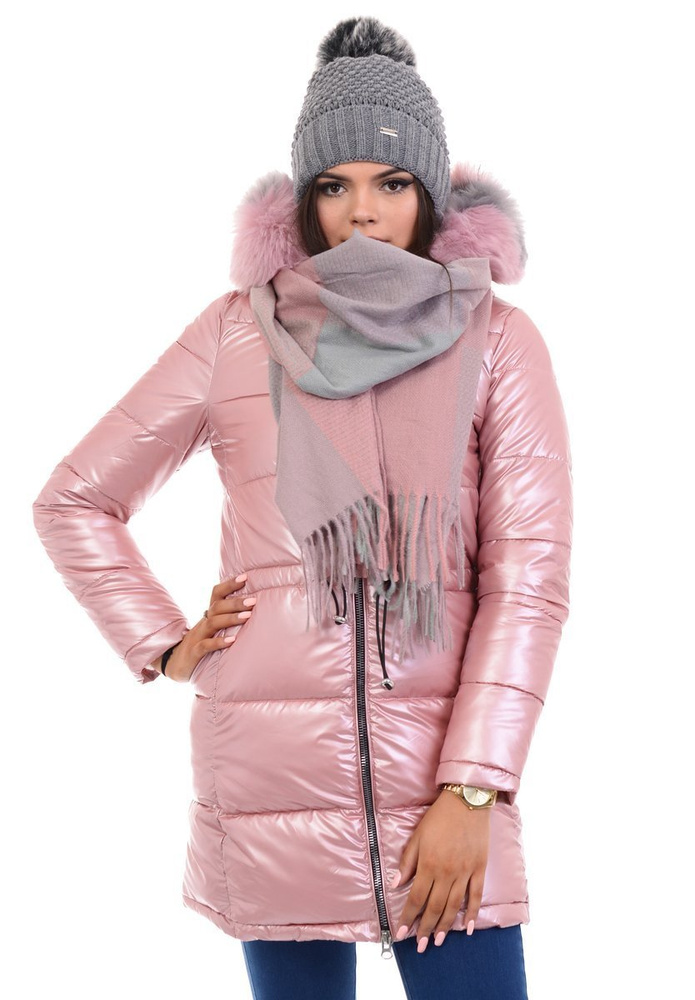 Damska Kurtka Ortalionowa Adelajda Różowa