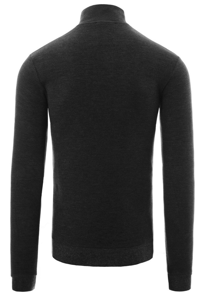 Męski Sweter Bawełniany Czarny