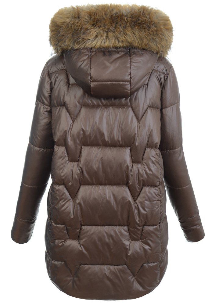 Damska Kurtka Ortalionowa Krystyna Brązowa