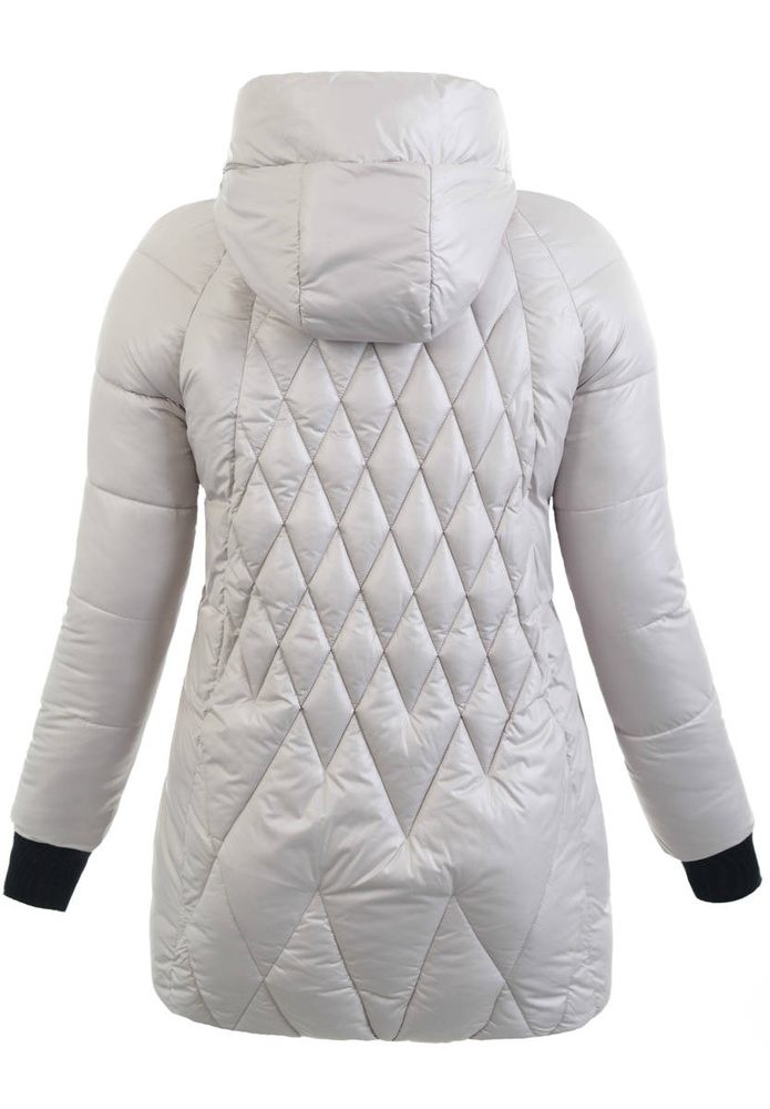 Kurtka Zimowa Pikowana Wiesława Ecru
