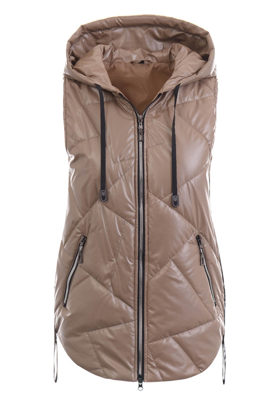 Damska Kamizelka Bezrękawnik Sybilla Capucino