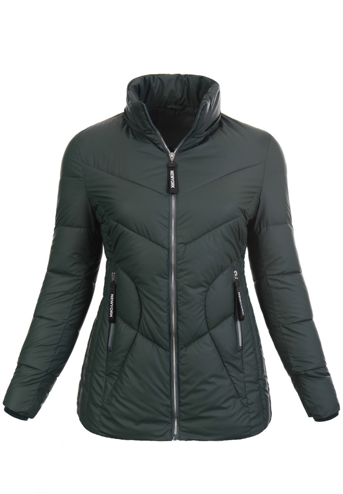 Damska Kurtka Ortalionowa Augustyna Zielona