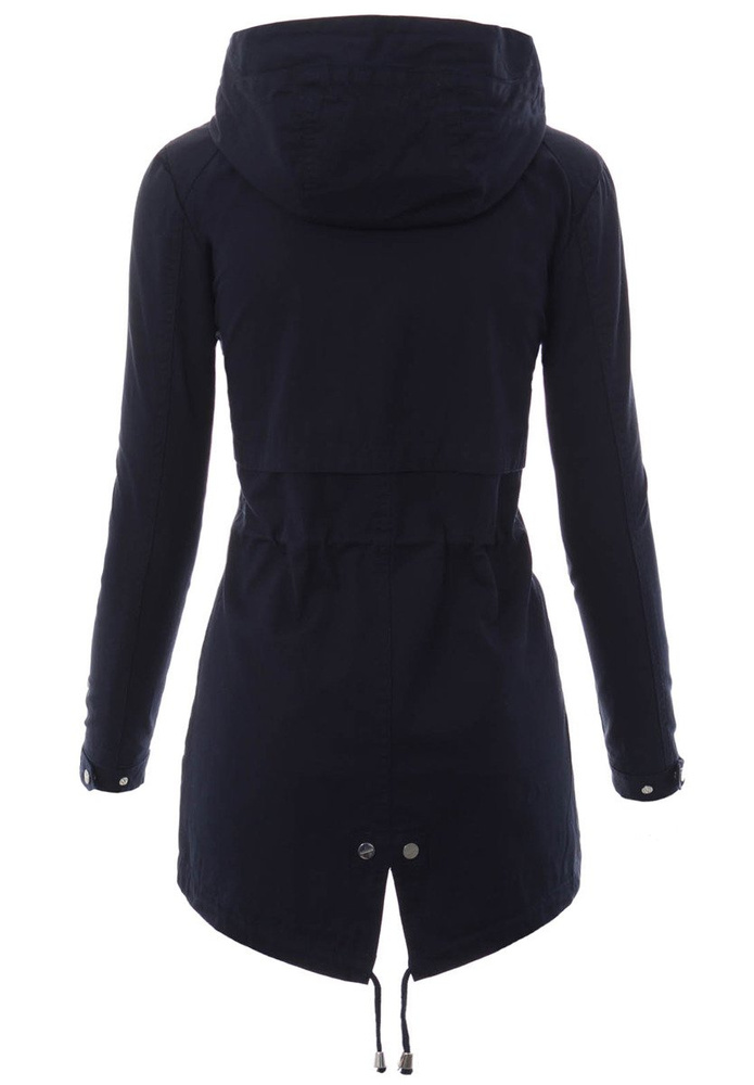 Damska Kurtka Parka Wiosenna Małgorzata Granatowa