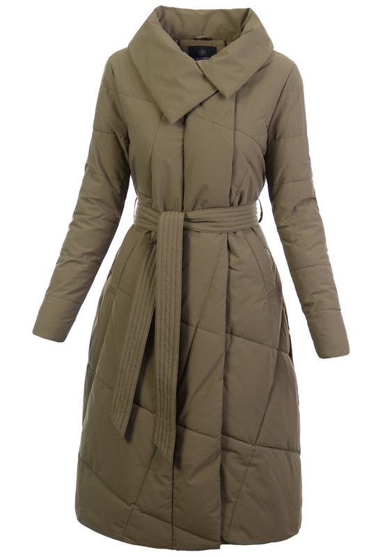 Damska Kurtka Ortalionowa Długa Marieta Khaki