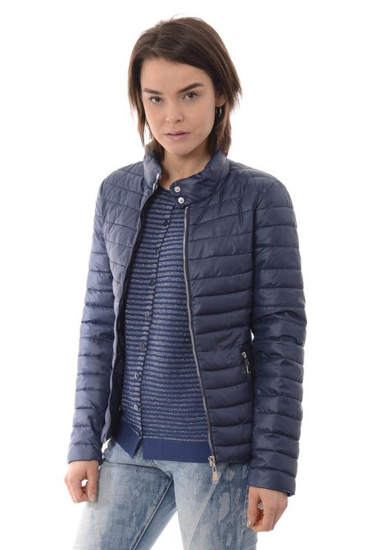 Damska Wiosenna Kurtka Doris Granatowa