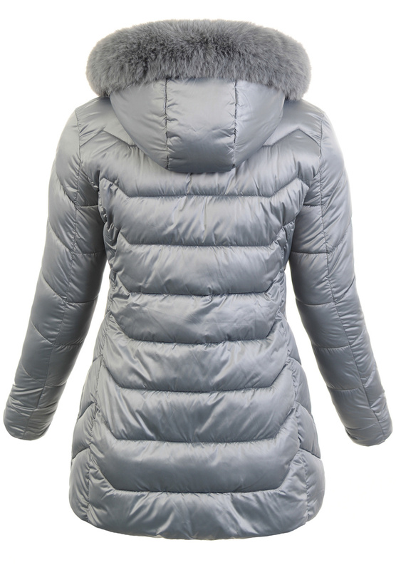 Damska Kurtka Ortalionowa Salomea Szara