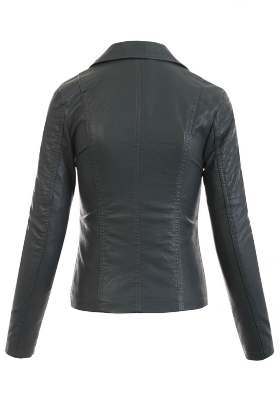 Damska Kurtka Ramoneska Sandra Zielona