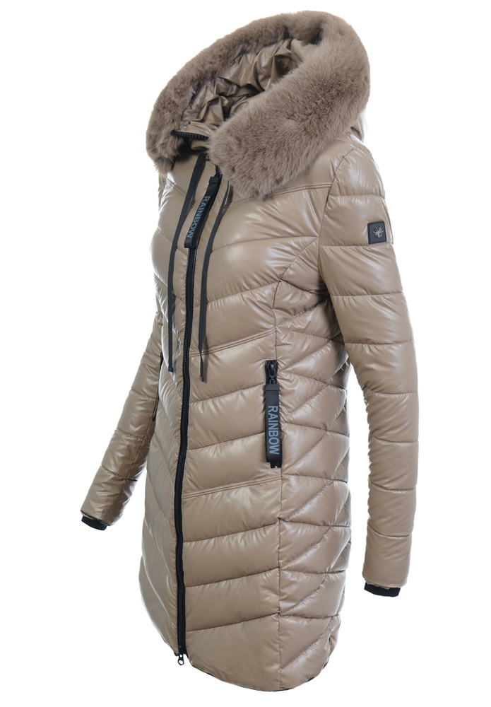 Damska Kurtka Ortalionowa Helena Beżowa