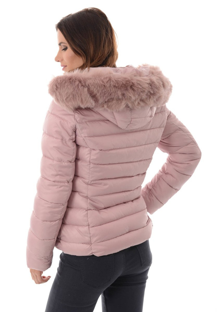 Damska Zimowa Kurtka Ortalionowa Daria Różowa